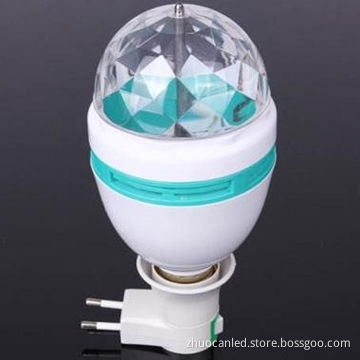 Disco LED magic ball RGB rotating lampNew